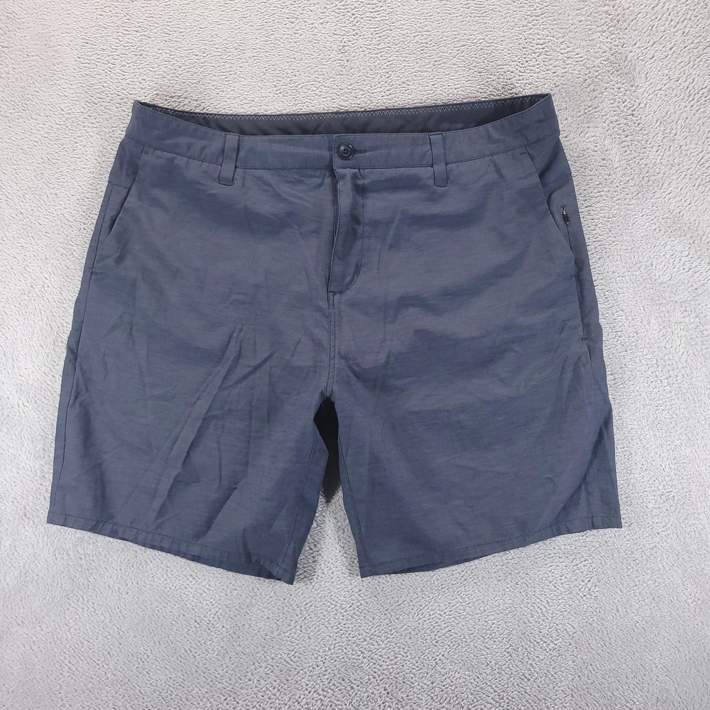 Vuori Shorts Mens 38 Gray Aim Chino 8" Stretch Lightweight Travel Casual Summer